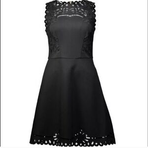 Ted Baker London Black Cutout Mini Dress